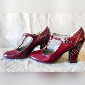 Mary Jane style heel
